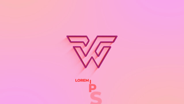 Elegant Corporate 3D Outline Logo Reveal 112 1:1 16:9 9:16