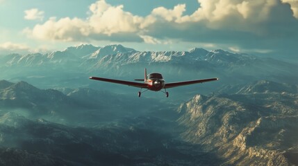 Fototapeta premium airplane in the sky