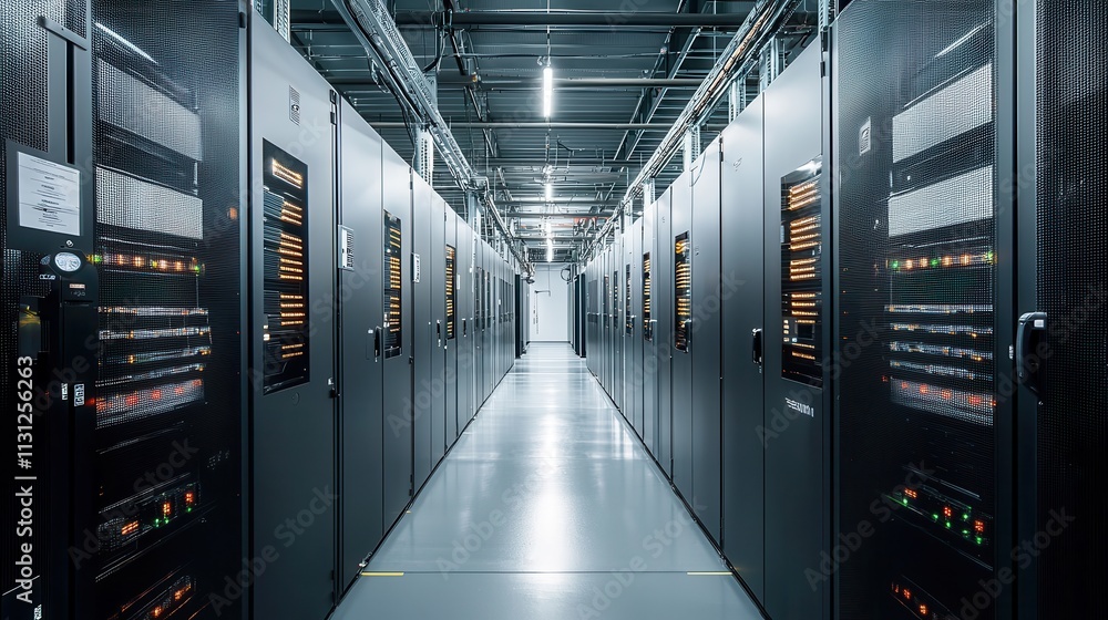 Aufkleber innovative clean energy storage system in high-tech data center with advanced technology and infrast