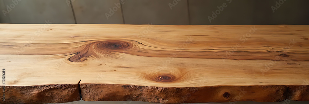 Poster the surface of a beautifully crafted wooden table features a unique and visually appealing textured 