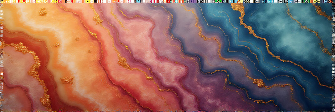 The beautiful textured surface of the colorful marble stone adds a sophisticated touch to the decorative presentation._00003_