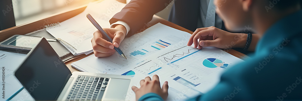 Poster setting business goals for 2023 involves planning strategies and taking action with the right tools 