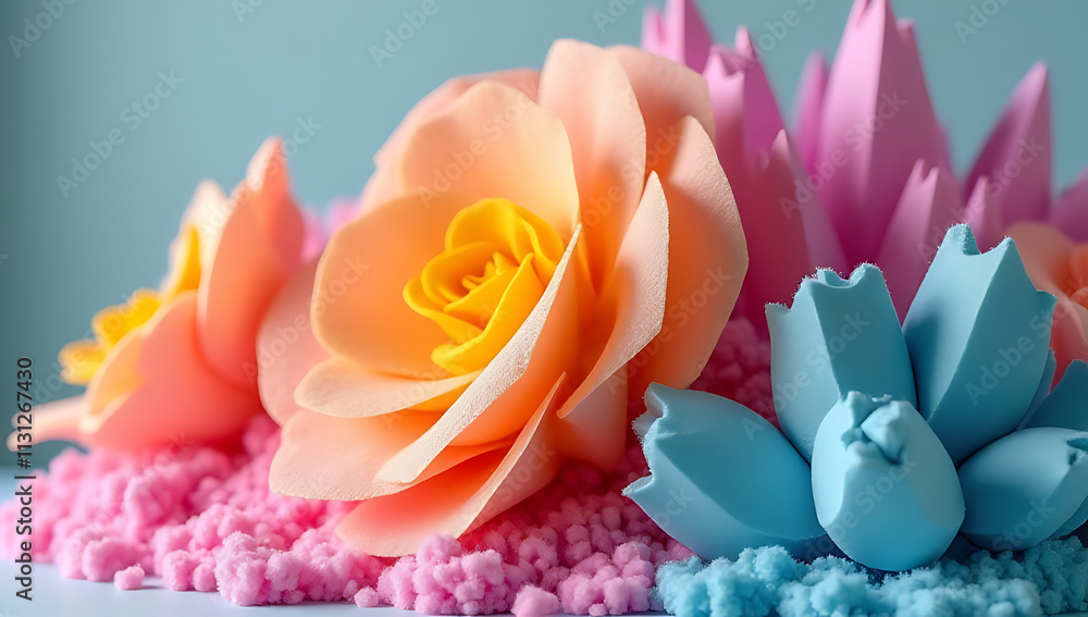 Aufkleber polystyrene foam is used to create a wide range of colorful and creative designs and products in var