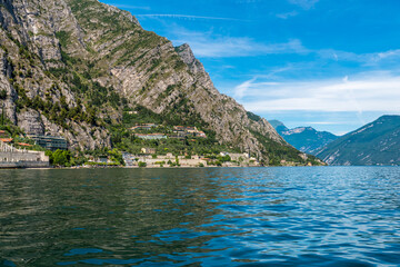 Beautiful peaceful lake Garda, Italy.