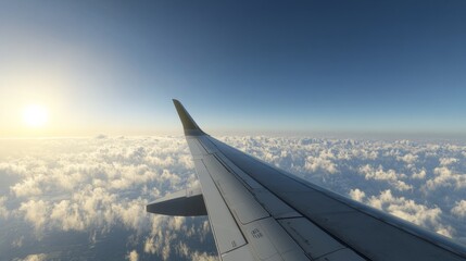 Obraz premium view from airplane
