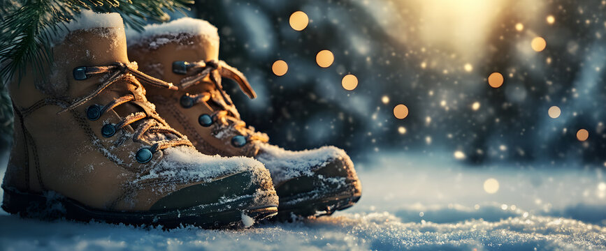 Snow boots wallpaper cold boots banner snowy boots background snowy boots wallpaper snowflake on the boots background image