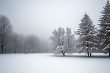 Fototapeta premium Snowy Background 