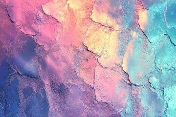Vibrant Crackled Textured Abstract Background with Fluid Gradient Colors