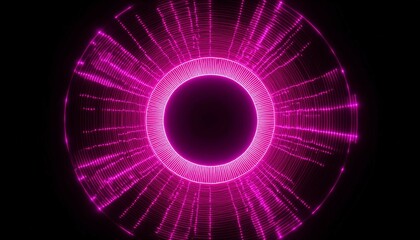 background with glowing circles