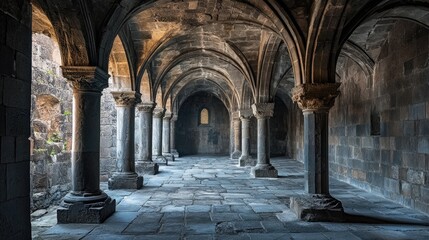 Obraz premium Exploring Tatev Monastery: A Journey Through Armenia's Ancient History and Cultural Heritage