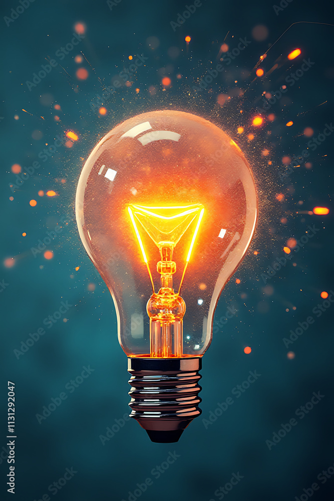Aufkleber business solution planning involves creative thinking with inspirational concepts that can spark new
