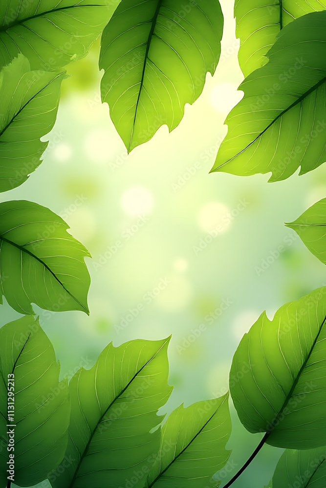 Poster atural leaf textures with varying patterns can create visually appealing background designs for various creative projects and artistic endeavors._00003_