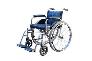 Wheelchair isolated on white background.AI GENERATED
