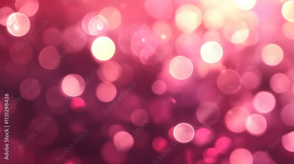 Poster soft pink bokeh background with a dreamy atmosphere ideal for romantic or creative designs and proje