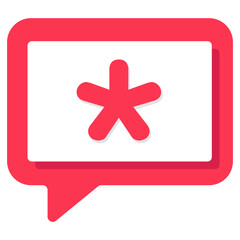 Fototapeta premium An icon design of medical chat