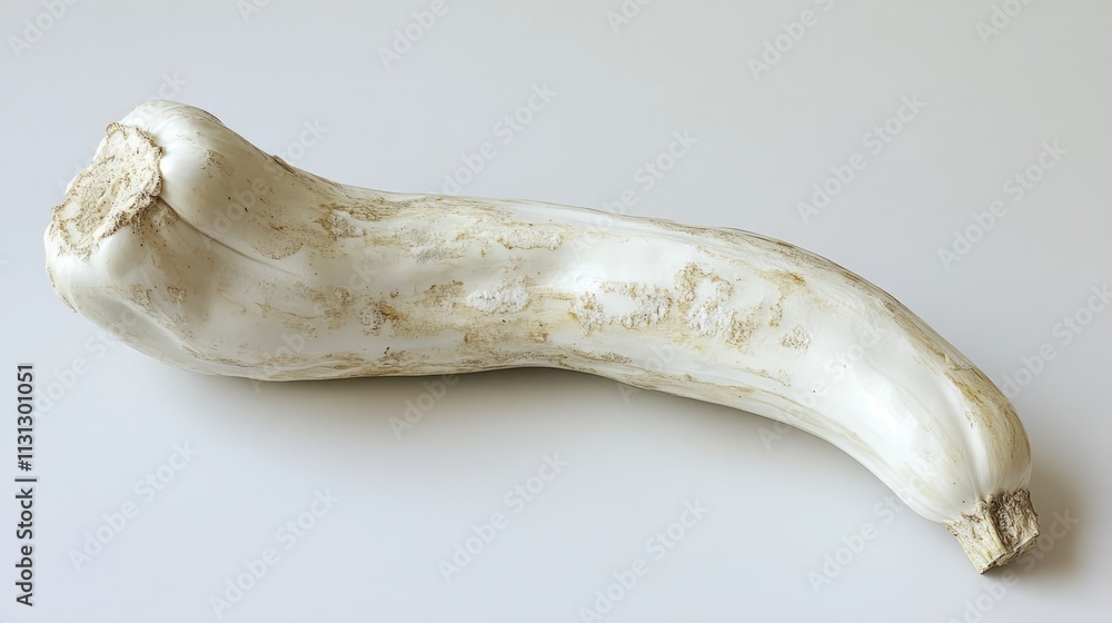 Aufkleber organic marrow vegetable on a clean white background showcasing its unique shape and texture for cul