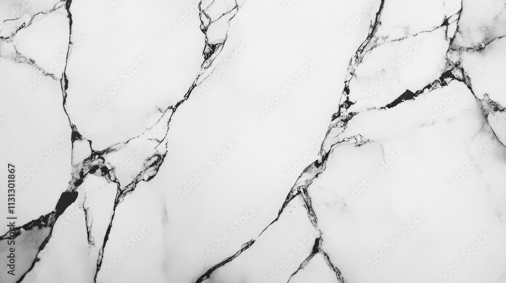 Poster elegant black and white marble texture with intricate veins ideal for backgrounds and design project