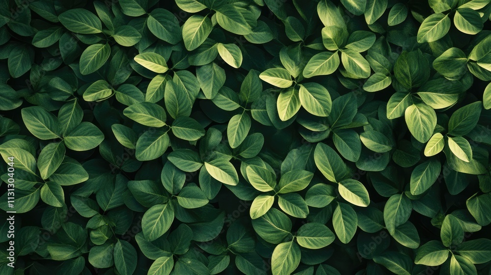 Poster lush green foliage texture creating a natural backdrop for artwork and design concepts