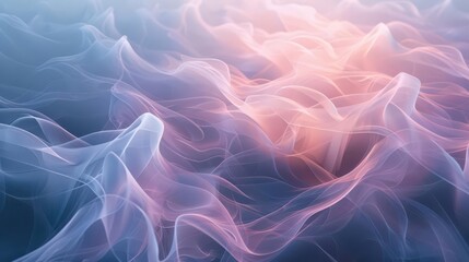 Obraz premium Ethereal Harmony. Colorful Cloudscape Artistic Concept