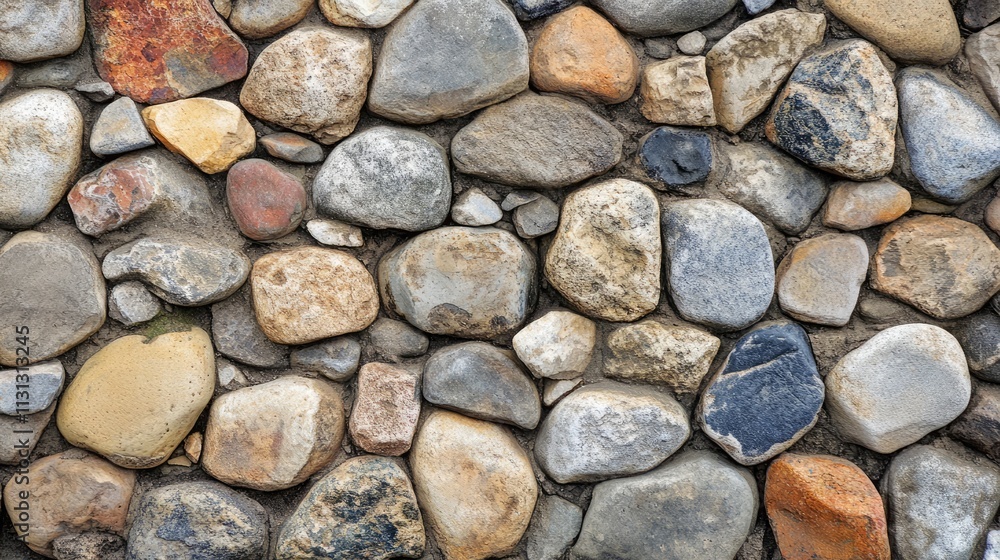 Aufkleber natural textured stones from a mine wall ideal for backgrounds and geological designs in creative pr