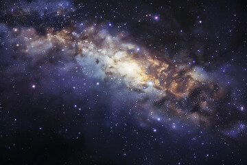 Fototapeta premium vibrant galaxies and stars unveil the cosmic wonders of space. generative ai