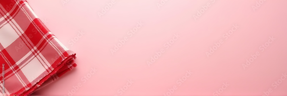 Aufkleber a red checkered design is placed against a pale pink colored background in this visually appealing t
