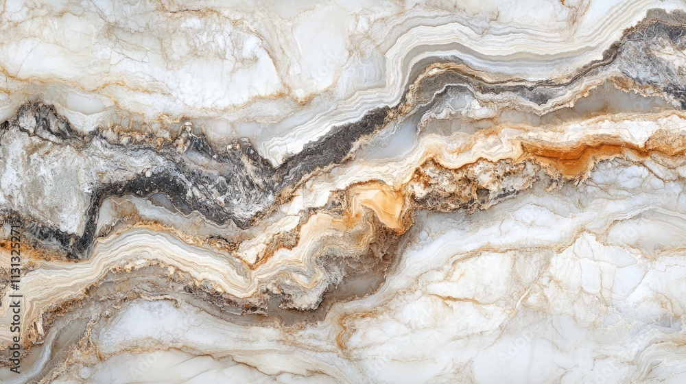 Poster abstract natural marble texture with wavy patterns and earthy tones creating an elegant backdrop for