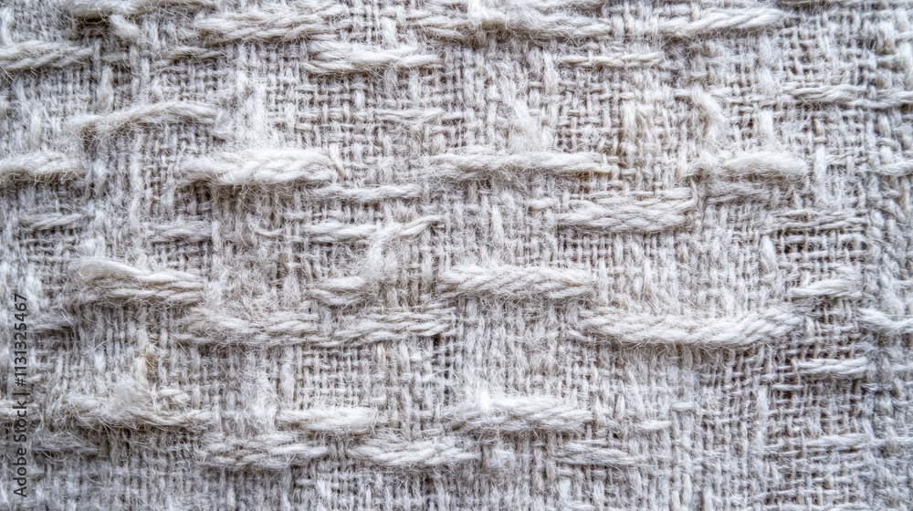 Poster neutral earthy fabric texture with intricate weave patterns suitable for background and design proje