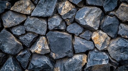 Obraz premium Close up of textured dark gray stone background suitable for design projects and banners providing a natural and rugged aesthetic