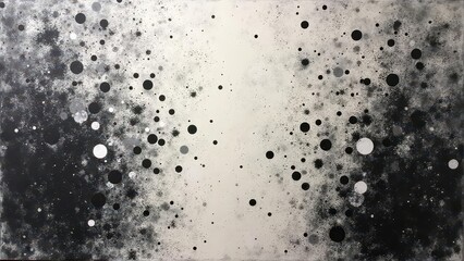 Obraz premium Sand ripple overlays. Engaging pattern of radial noise with concentric overlay effects in grayscale, providing depth and character.