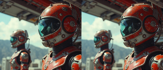 3D SBS Side By Side Stereoscopic image