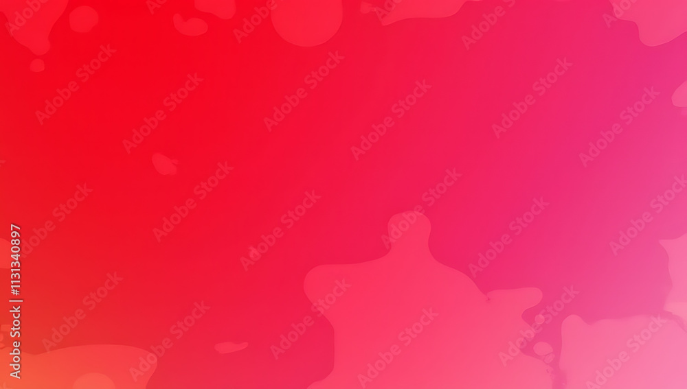 Poster a fashion design featuring a red and pink abstract gradient background with a modern, trendy aesthet