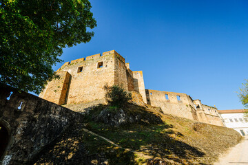 Templar Castle of Tomar, year 1162, national monument, Tomar, Santarem district, Medio Tejo, Centro...