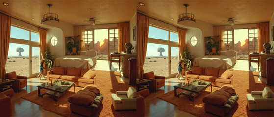 3D SBS Side By Side Stereoscopic Image