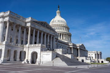 The famous United States Capitol in Washington DC 