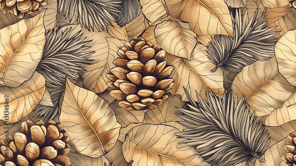 Poster vivid winter motif can be used for projects with a natural theme or for annual ideas a seamless draw