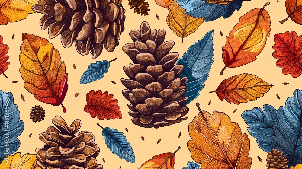 Poster vivid winter motif can be used for projects with a natural theme or for annual ideas a seamless draw