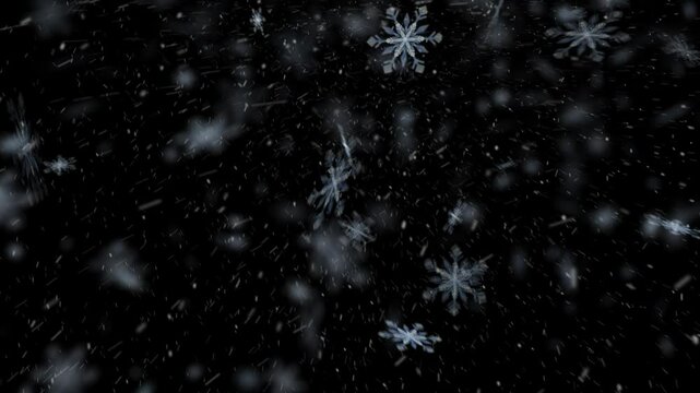 Celebration Snowflakes for alpha channel
