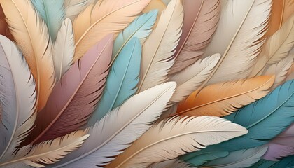 Generated image An artistic and delicate arrangement of abstract flower petals, bathed in soft pastel hues