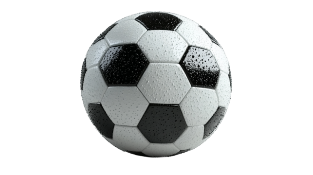 soccer ball isolated on white