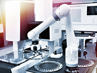 Standard multipurpose robot and CNC vision measuring system