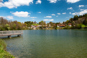 Fr&uuml;hling am Weiher