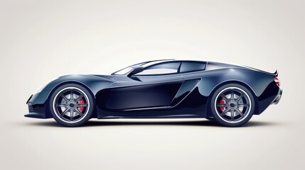 Naklejka premium Speed Machine. Modern automotive design concept