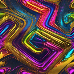 Abstract Expressionism: A Visual Symphony of Color and Form,Digital Dreamscape: Exploring the Unconscious Mind,Golden Veins: A Journey Through the Earth's Core, Neon Nebula: A Celestial Dance of Light