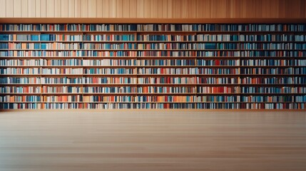 Obraz premium colorful bookshelf interior