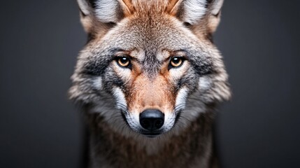 Obraz premium Close-Up Portrait of a Coyote