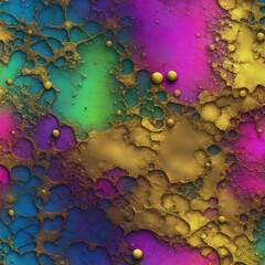 Abstract Expressionism: A Visual Symphony of Color and Form,Digital Dreamscape: Exploring the Unconscious Mind,Golden Veins: A Journey Through the Earth's Core, Neon Nebula: A Celestial Dance of Light