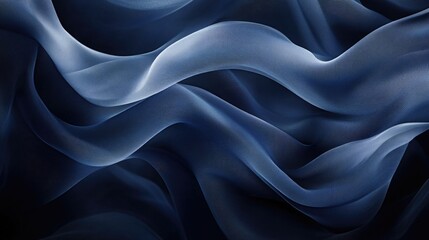 Fototapeta premium Blue fabric close up