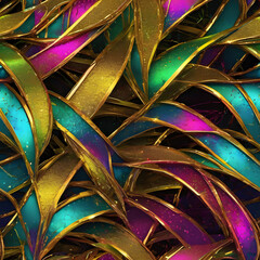 Abstract Expressionism: A Visual Symphony of Color and Form,Digital Dreamscape: Exploring the Unconscious Mind,Golden Veins: A Journey Through the Earth's Core, Neon Nebula: A Celestial Dance of Light