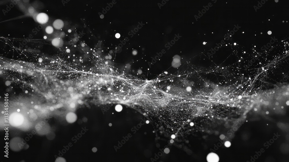 Poster grid corners and particles